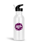 Gym Aluminium Straw Water Bottle 600ml