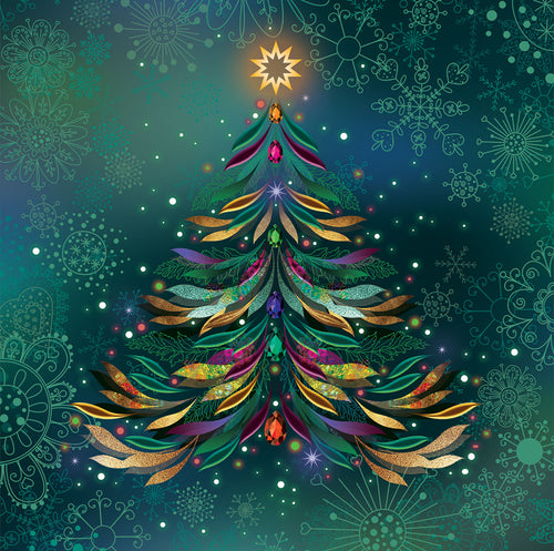 Christmas Trees Card - NT1