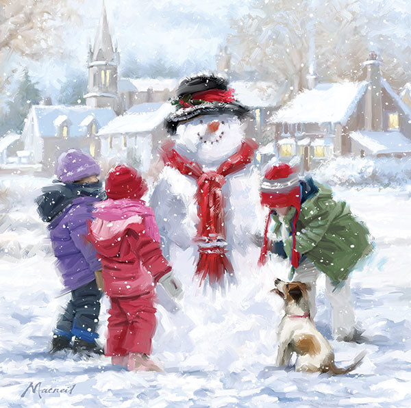 Snowman and friends