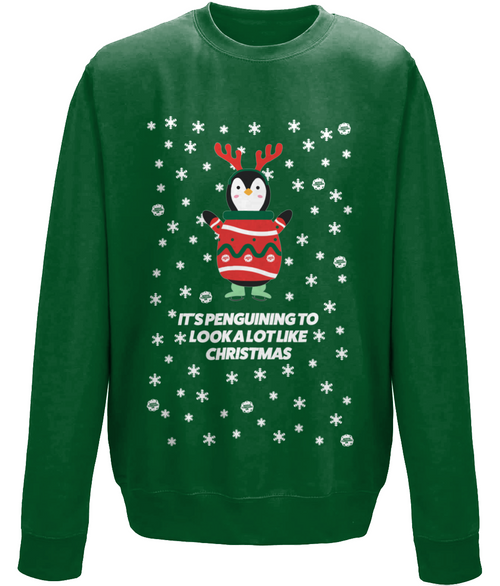 It's Penguining to look a lot like Christmas - Xmas Jumper, Adults, Unisex