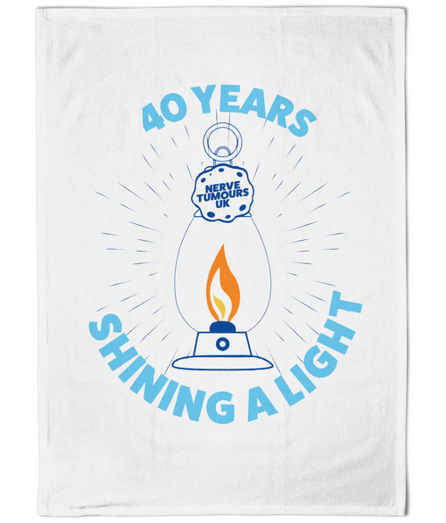 Cotton Tea Towel Shine A Light Lantern 2022 tea towel